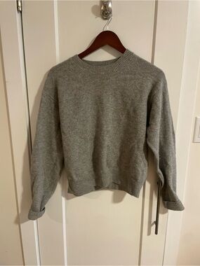 Classic Grey Crewneck Sweater